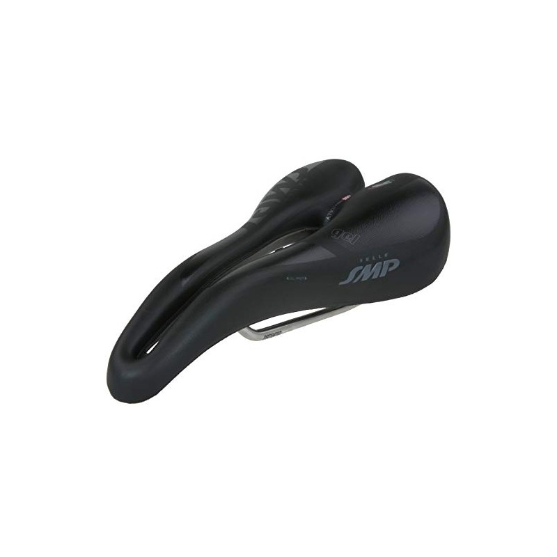 SMP Unisex - Adult Hybrid Gel Saddle, Black, One Size