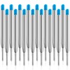 Mauepersu Pack of 16 Ballpoint Pen Refills, Large Capacity Refills,