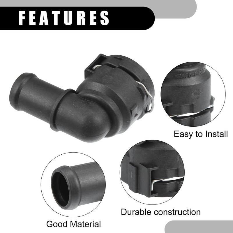A ABSOPRO Coolant Hose Upper No. 1K0122291H for Volkswagen Passat