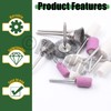 Keadic 69Pcs Rotary Tool Accessories Contains Wool Felt Mounted Mandrel