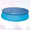 Totority Round Pool Cover Durable Dustproof Cover for Inflatable Frame