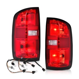 G-PLUS Tail Lights w/Bulbs Compatible with Chevy Colorado 2015-2022(Fit 4-Door Crew Cab and 4-Door Extended Cab Only) Luces Traseras Rear Brake Lamps Assembly,GM2800270 GM2801270 Left&Right
