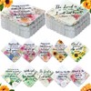 SmoothNovelty 30 Pcs Mother's Day Gift Bible Verse Handkerchiefs Floral