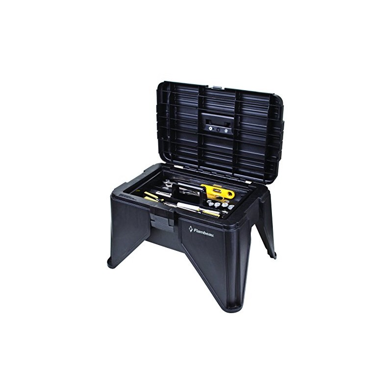 Flambeau 6597FH Stand 'N Store Step Stool with Storage, Lift-Out