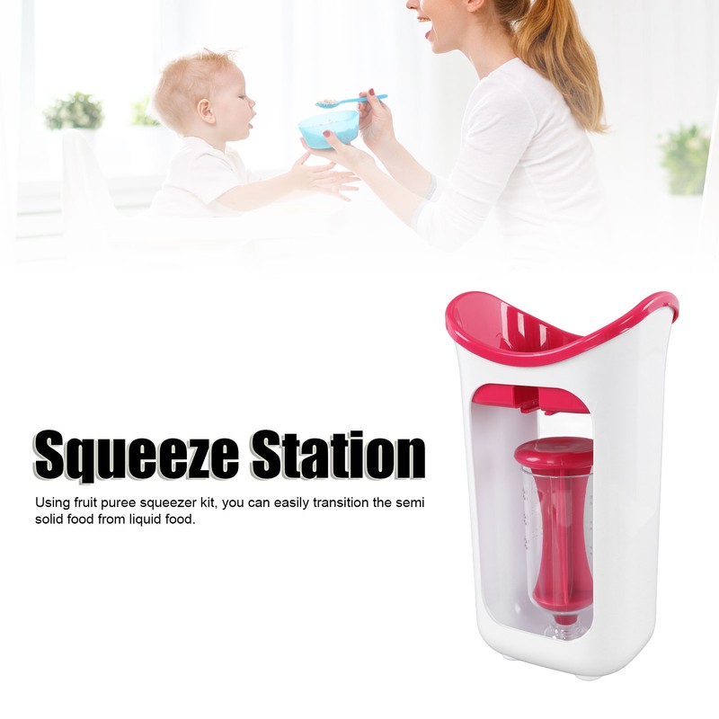Food Squeeze Station Safe Portable Baby Pouch Filling Station for