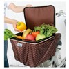 Marth (MARUTO) 2 2-Tier Zipper After Basket Cover D – iirmt2650 Polka Dot/Brown