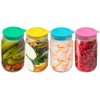 Sophico Silicone Fermenting Lids, Waterless Airlock Fermentation Tops Mason Jar
