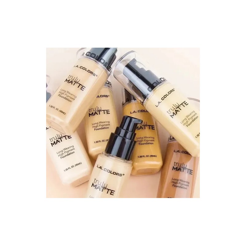 Base De Maquillaje Liquido La Color Truly Mate Cobertura 40g