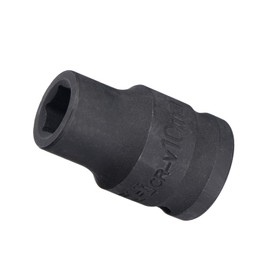 CoCud Tiefe Schlagbuchse, 1/2-Zoll-Antrieb, 10 mm Buchsengröße, CR-V 6-Punkt-Metrische Tiefe Buchsen - (Anwendungen: zum Entfernen und Anziehen von Sechskantkopfschrauben und Muttern)
