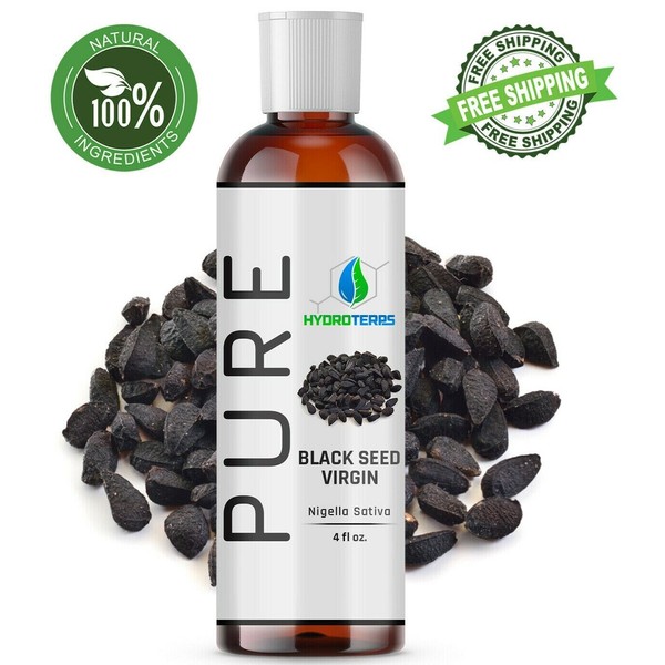 Black Cumin Seed Oil 4 oz Cold Pressed Nigella Sativa 100% Pure Virgin