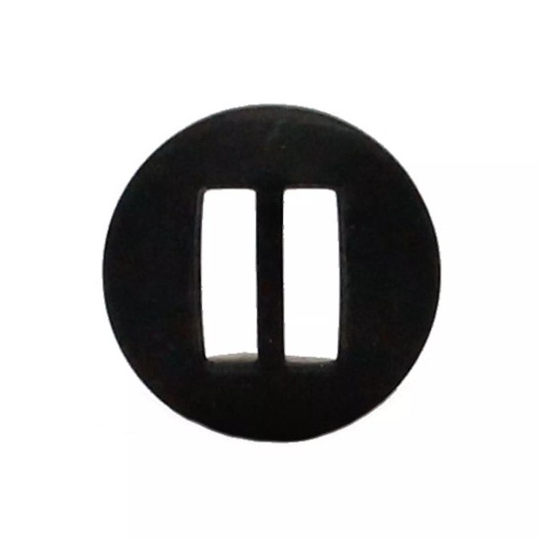 Stecksstore Slotted Concho Black Platted Brass 1" 1352-01