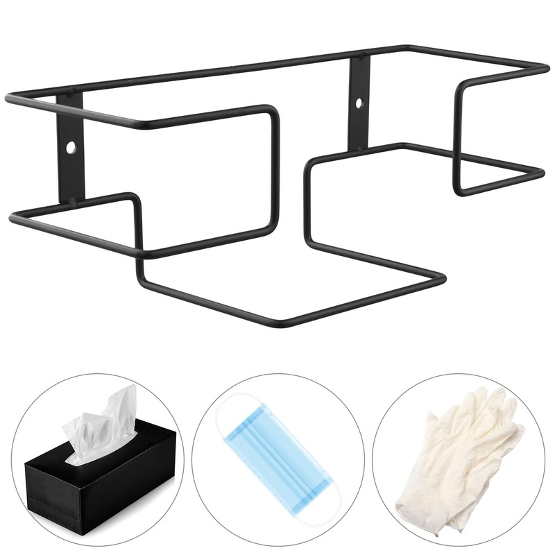 QWORK® 2 Pack Wall Mount Glove Dispenser Rack Glove Box