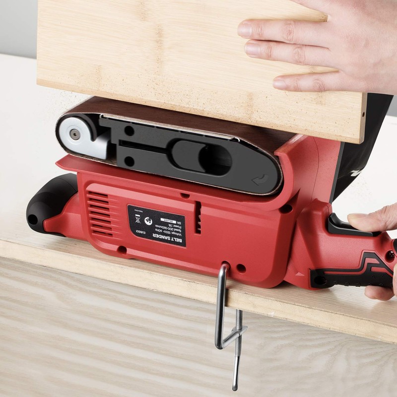 Eastvolt 7 Amp Belt Sander 200-360RPM with 6 Variable Speed,