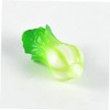 KICHOUSE 5pcs Mini Vegetable Models Realistic Resin Miniature Green Vegetables