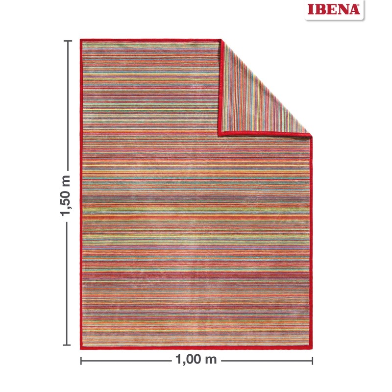 IBENA Colorful Soft Lap or Kids Blanket Malang MIDI