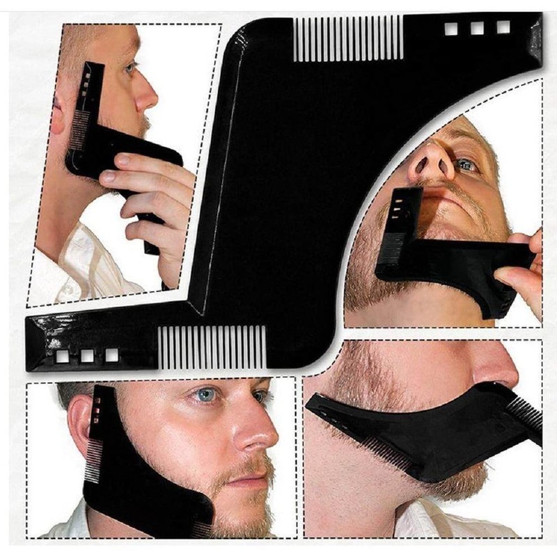 Beard Stencil, 2 Pieces Beard Stencil Beard Comb Beard Care
