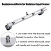 M MINGLE Universal Replacement Nozzle, Pressure Washer Water Broom, Surface