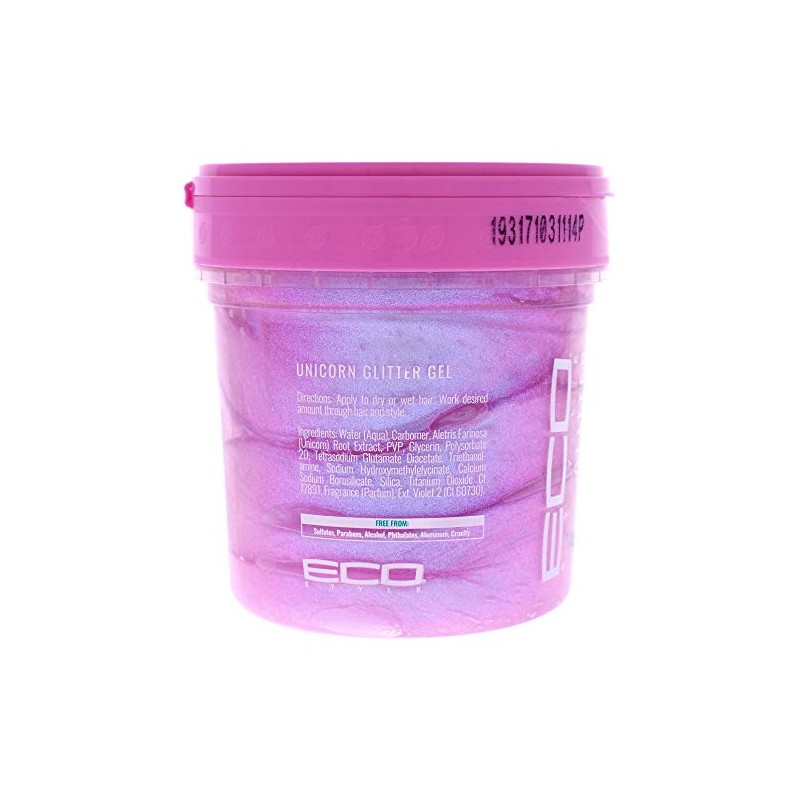 ECOCO Eco Style Unicorn Glitter Gel for Unisex 16 oz