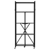 VEVOR 5-Tier Foldable Storage Shelf with Wheels, 28-inch W x