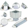 7 Pack K9 Optical Crystal Photography Prism Set, Include 1-4in