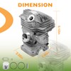 1141 020 1204 Cylinder Piston Kit Compatible with Stihl Chainsaws