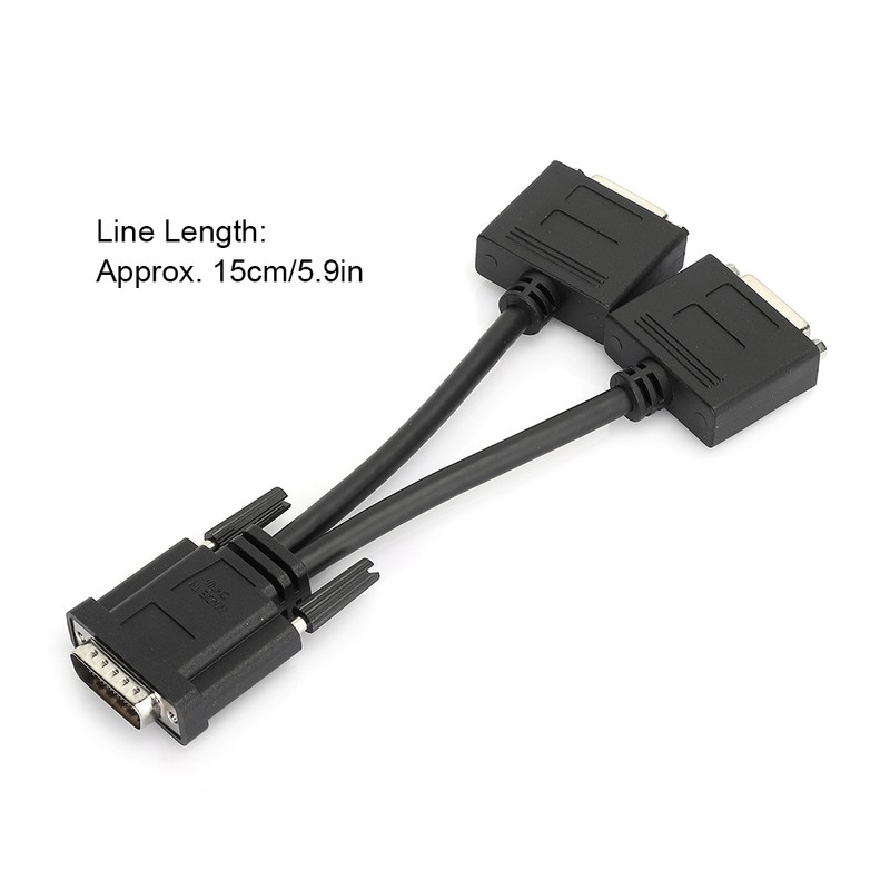 Conversion Line DMS 59PIN to DVI 24+5 Female Dual Adapter