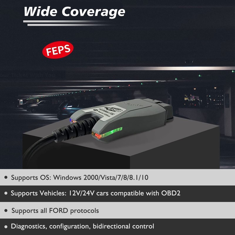 VLINKER FS OBD2 Scanner OBDII USB Adapter Code Reader Diagnostic