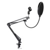 Boom Arm Microphone Adjustable Suspension Boom Rotatable Scissor Microphone Arm