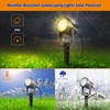 APONUO Solar Spot Lights Outdoor 4-in-1 Solar Landscape Lights Dusk
