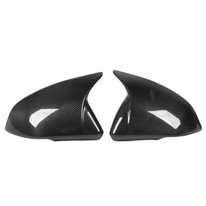 1 Pair Side Mirror Cap Cover Standard Carbon Fiber Glossy