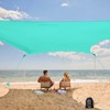 WEKAPO Beach Tent Sun Shelter - Easy Setup Beach Canopy