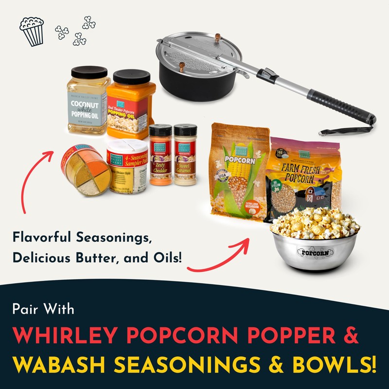Wabash Valley Farms Theater Popcorn Kits - 10 Pre-Portioned Popcorn