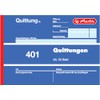 Herlitz 886606 Receipt Book A6, 50 sheets, Pack of 10