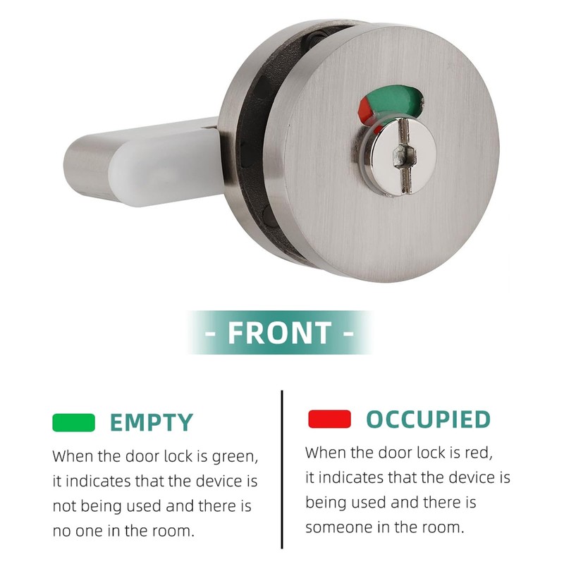 Telituny Bolt Latch Indicator, MY-402 Bathroom Toilet WC Indicator Privacy