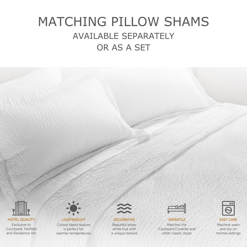 Courtyard by Marriott Coverlet Queen Size | Lightweight & Breathable