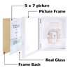 ORIVAN 2 Pack 5x7 Double Picture Frames Hinged Folding Photo