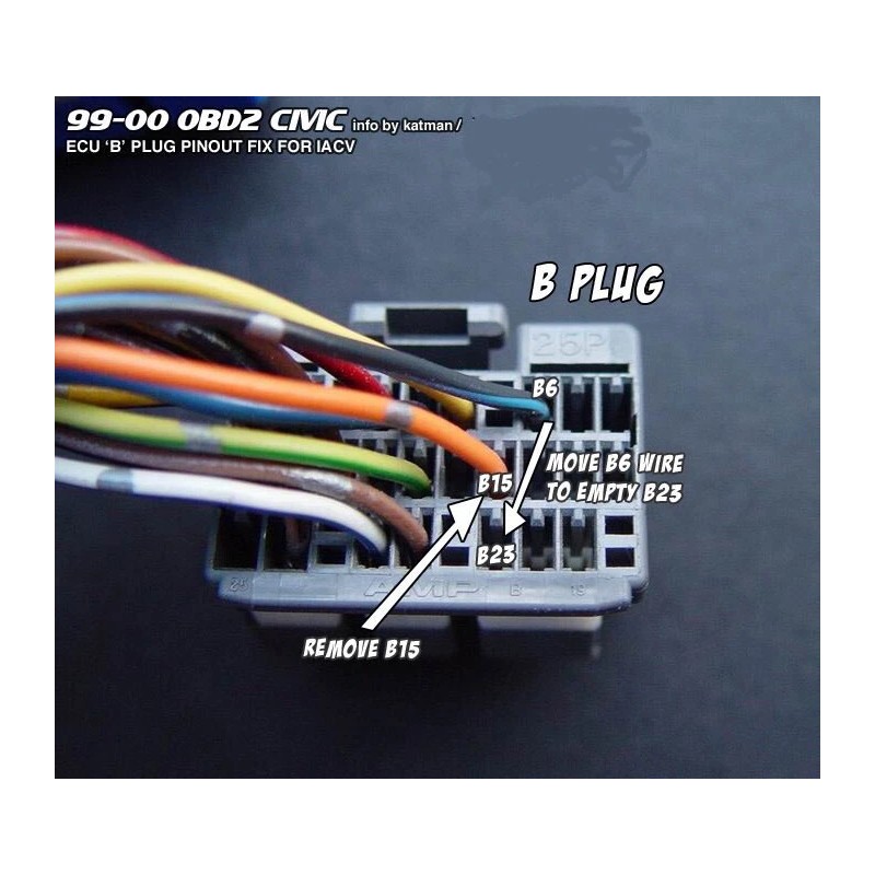 Honda Acura Swap OBD2 SOHC VTEC D16Y8 Wiring Wire Sub