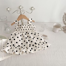 Cantuccistudio Baby Girl's Dress 232S04 (US, Age, 9 Months, 12 Months, White) 232S04-Q-80