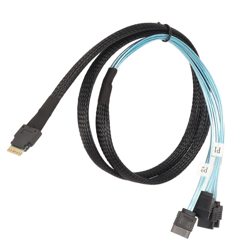 SAS Cable SFF‑8654‑4 SATA 7 Pin Array Disk Faster Transmission
