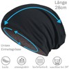 Hatstar Long Slouchy Beanie, 2-in-1 Reversible Jersey Hat in 45
