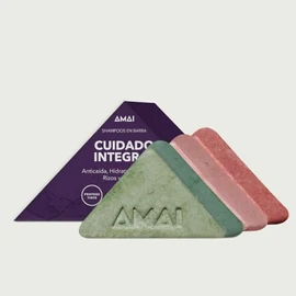 Set Shampoo en Barra AMAI Natural – Hidratante, Anticaída y Rizos Definidos – 3 Barras Sólidas Veganas, Sin Sulfatos, Ecológicas y Hechas en México