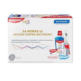 Colgate Total Whitening Pasta dental Anticaries con Flúor Pack 3x75ml