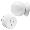 ASOFTY Motion Sensor Switch with Outlet, PIR Wireless Motion Sensor