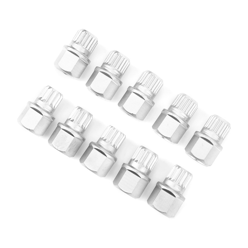 10Pcs Wheel Locking Lug Nut Key Set Remover Installation Anti‑Theft