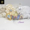 Retro Flower Handmade Nail Tips - Long Oval / 레트로플라워