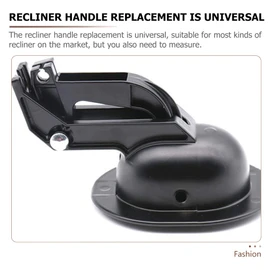 FOMIYES Universal Heavy-Duty Metal Sofa Chair Recliner Release Pull Handle Replacement Parts with Retaining Clips Fits Ashley and Most Recliner Sofa Brand Recliner Handle