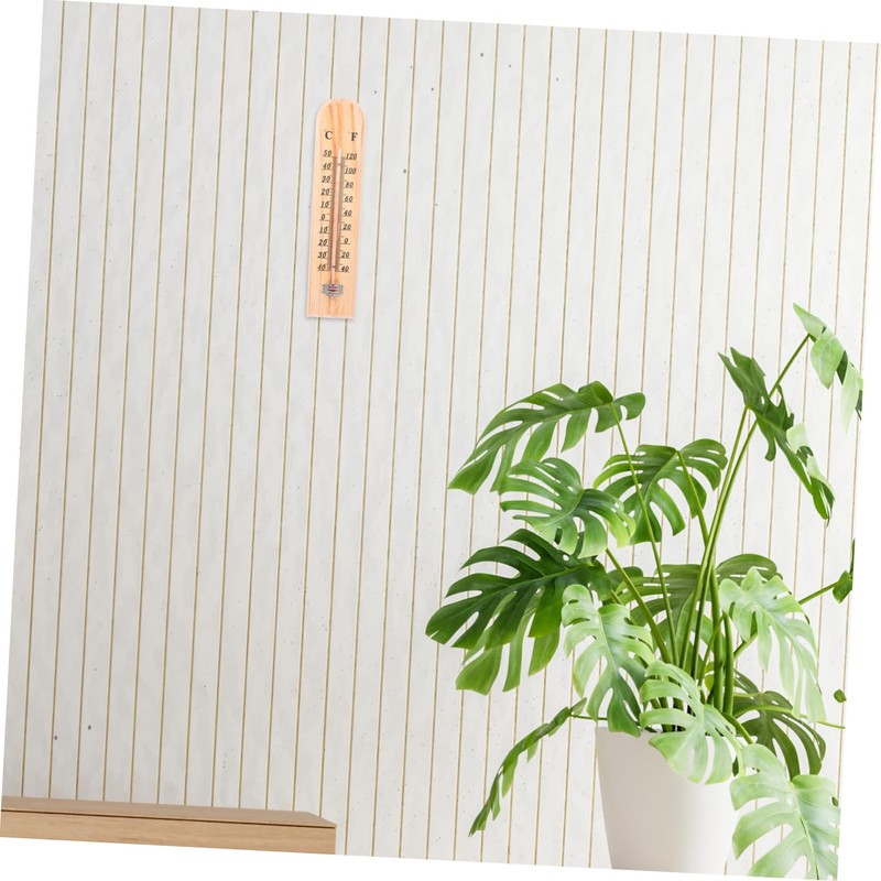 BESPORTBLE Accurate Room Thermometer for : Wooden Wall Mount Weather