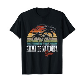 Palma De Mallorca Spain Palm Trees Vacation Spanish Souvenir T-Shirt