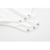 HahaNice Long Sleeve Bodysuits Cream White 24 Months