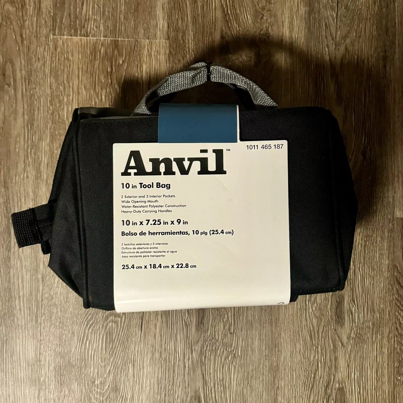 Anvil (3 Pack) NEW Anvil Tool Bags 10" 2 Exterior,